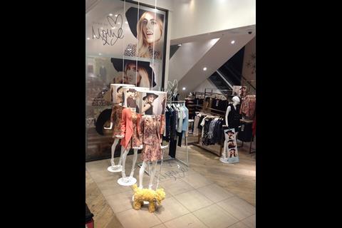 The campaign inside Oasis' Argyle Street store